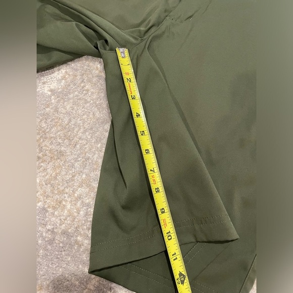 Nike Golf Standard Fit Olive Green Dri-Fit Performance Shorts Size 33 - Picture 9 of 10